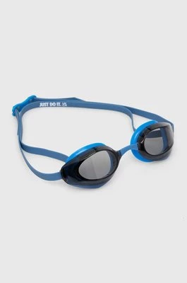 Nike okulary pływackie Vapor kolor niebieski