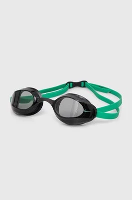 Nike okulary pływackie Vapor kolor zielony