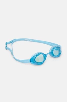 Nike okulary pływackie Vapor Mirror kolor niebieski NESSA176