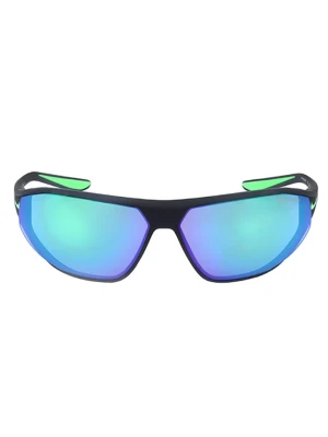 Nike Okulary przeciwsłoneczne unisex w kolorze czarno-niebiesko-zielonym rozmiar: 65