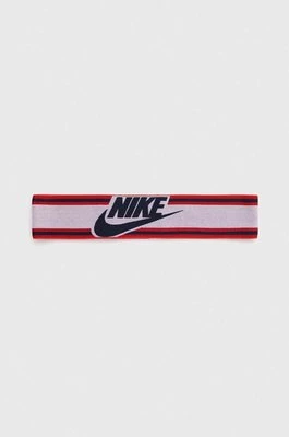 Nike opaska na głowę kolor czerwony