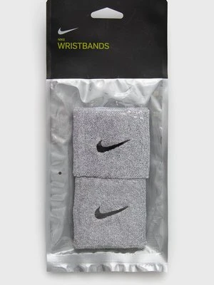 Nike Opaska na nadgarstek (2-pack) kolor szary