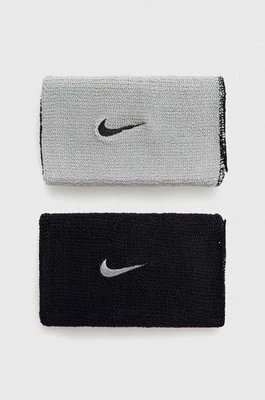Nike opaski na nadgarstek 2-pack kolor szary