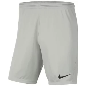 Nike Park III Shorts BV6855-017, Męskie, Szare, spodenki, poliester, rozmiar: L