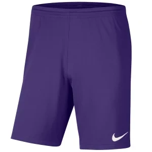 Nike Park III Shorts BV6855-547, Męskie, Fioletowe, spodenki, poliester, rozmiar: S