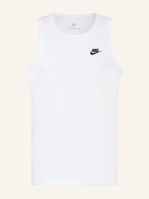 Nike Podkoszulek Sportswear Club weiss BIAŁY