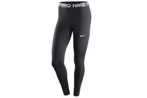 Nike Pro Leggings CZ9779-010, Damskie, Czarne, leginsy, poliester, rozmiar: L