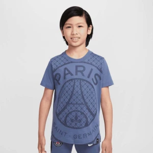 Nike PSG Shortsleeve Print Tee uniseks T-Shirts niebieski rozmiar Odzież