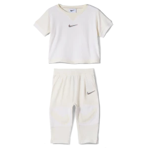 Nike Ready, Set! Zestaw dla niemowląt z T-shirtem i joggerami - Biel