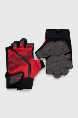 Nike rękawiczki kolor czerwony