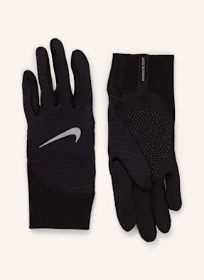 Nike Rękawiczki Sportowe Therma-Fit Umożliwiające Obsługę Ekranów Dotykowych schwarz
