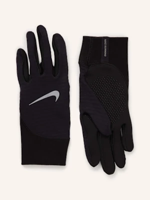 Nike Rękawiczki Sportowe Therma-Fit Umożliwiające Obsługę Ekranów Dotykowych schwarz