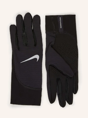 Nike Rękawiczki Sportowe Therma-Fit Umożliwiające Obsługę Ekranów Dotykowych schwarz