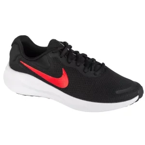 Nike Revolution 7 FB2207-003, Męskie, Czarne, buty do biegania, przewiewna siateczka, rozmiar: 44