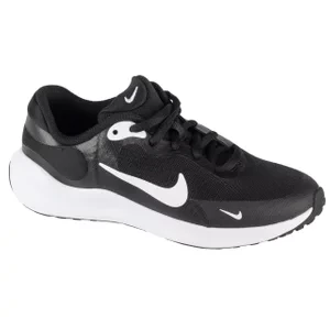 Nike Revolution 7 GS FB7689-003, Dla chłopca, Czarne, buty do biegania, przewiewna siateczka, rozmiar: 32