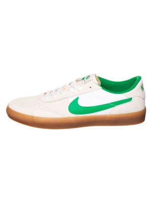 Nike SB Skórzane sneakersy "Heritage Vulc" w kolorze zielono-białym rozmiar: 46