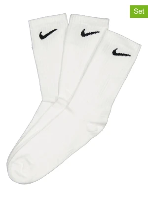 Nike Skarpety (3 pary) "Cushion Crew" w kolorze białym rozmiar: L