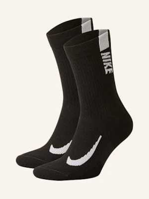 Nike Skarpety Do Biegania Multiplier, 2 Pary schwarz