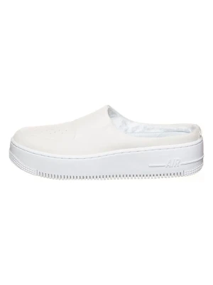 Nike Sportswear Skórzane chodaki "AF1 Lover XX" w kolorze białym rozmiar: 38