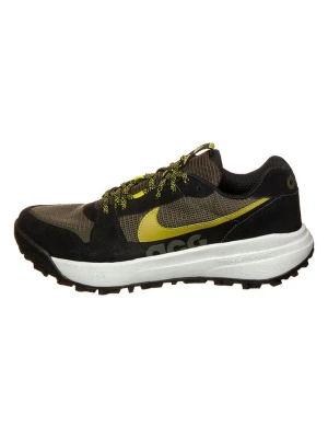 Nike Skórzane sneakersy "ACG Lowcate" w kolorze oliwkowo-czarno-żółtym rozmiar: 39