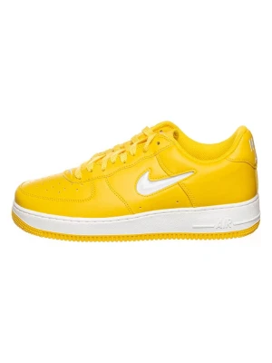 Nike Skórzane sneakersy "Air Force 1 Low Retro" w kolorze żółtym rozmiar: 44,5