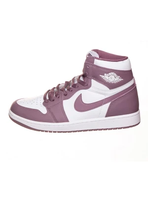 Nike Skórzane sneakersy "Air Jordan 1 Retro High" w kolorze biało-fioletowym rozmiar: 44