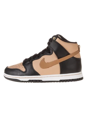 Nike Skórzane sneakersy "Dunk High LXX" w kolorze jasnobrązowo-czarnym rozmiar: 36