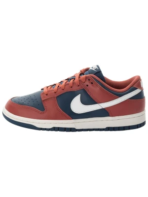 Nike Skórzane sneakersy "Dunk Low" w kolorze czerwono-granatowym rozmiar: 37,5