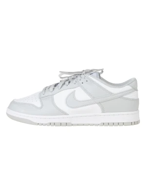 Nike Skórzane sneakersy "Dunk Low" w kolorze szaro-białym rozmiar: 47,5