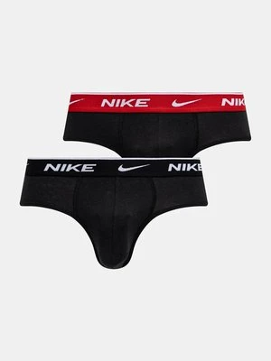 Nike slipy 2-pack męskie kolor czarny