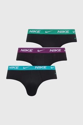 Nike slipy 3-pack męskie kolor czarny