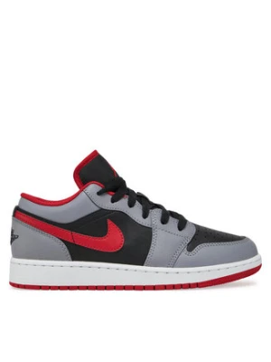Nike Sneakersy Air Jordan 1 Low (GS) 553560 060 Czarny