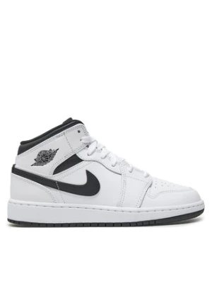 Nike Sneakersy Air Jordan 1 Mid (GS) DQ8423 132 Biały