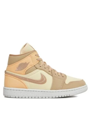 Nike Sneakersy Air Jordan 1 Mid Se DV0427 102 Beżowy