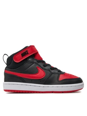 Nike Sneakersy Court Borough Mid 2 (PSV) CD7783 003 Czarny