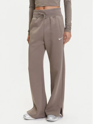 Nike Spodnie dresowe Phoenix DQ5615 Brązowy Regular Fit