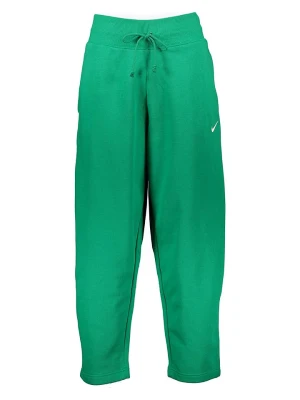 Nike Spodnie dresowe "Phoenix" w kolorze zielonym rozmiar: S