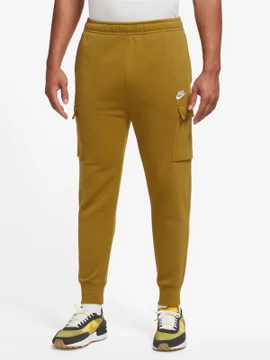 Nike Spodnie dresowe w kolorze jasnobrązowym rozmiar: L