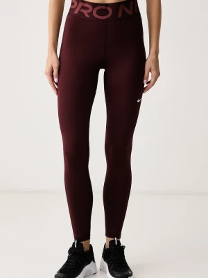 Nike spodnie treningowe damskie Pro Sculpt brązowy