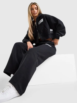 Nike Spodnie W Nk Stdo Flc Mr Wl Pant Si czarny