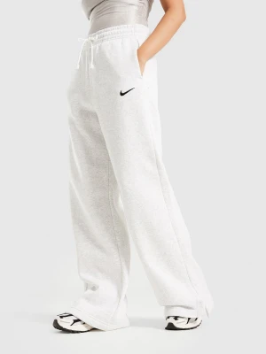 Nike Spodnie W Nsw Phnx Flc Hr Wide Leg szary