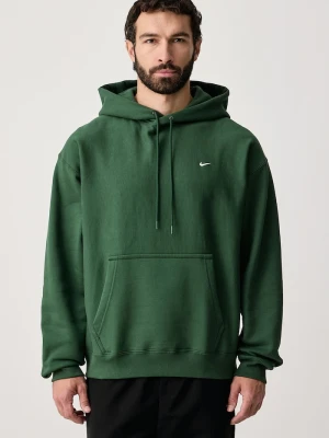 Nike Sportswear bluza z kapturem męska z bawełną Solo Swoosh zielony