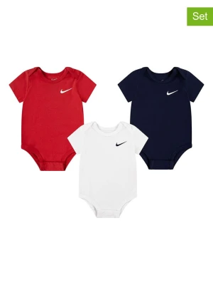 Nike Sportswear Body (3 szt.) w kolorze czerwonym, czarnym i białym rozmiar: 68