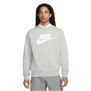 Nike Sportswear Club Fleece DQ4912-063, Męskie, Szare, bluzy, bawełna, rozmiar: L