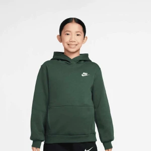 Nike Sportswear Club Fleece Hoodie Low Brand Read uniseks T-Shirty i Topy zielony rozmiar Odzież