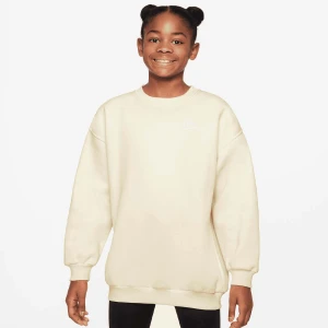 Nike Sportswear Club Fleece Oversized Crew uniseks T-Shirty i Topy beż rozmiar Odzież