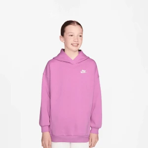 Nike Sportswear Club Fleece Oversized Pullover Hoodie uniseks T-Shirty i Topy różowy rozmiar Odzież