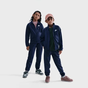 Nike Sportswear Dri-FIT Tracksuit Full Zip uniseks Rampersy i zestawy dla dzieci niebieski rozmiar Odzież