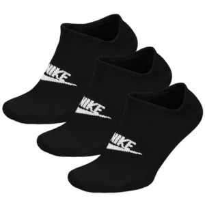 Nike Sportswear Everyday Essential 3-Pack Socks DX5075-010, Unisex, Czarne, skarpetki, bawełna, rozmiar: 38-42
