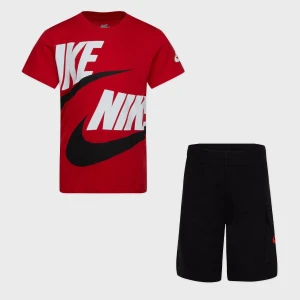 Nike Sportswear High Brand Read Cargo Shorts Set (2 Piece) uniseks Rampersy i zestawy dla niemowląt czerwony rozmiar Odzież